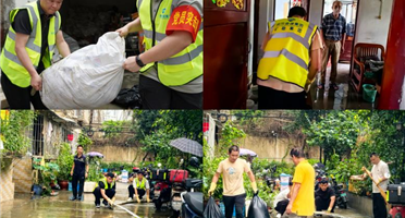 矿勘集团开展家属区防汛抢险志愿服务